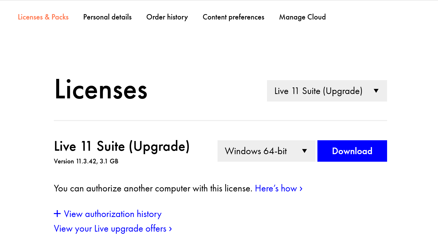 Ableton Ableton Live 11 Suite (Upgrade)- Full License Tran